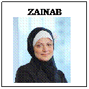 Text Box: ZAINAB

