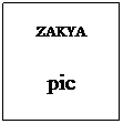 Text Box: ZAKYA
pic
