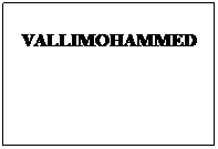 Text Box: VALLIMOHAMMED
 
