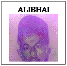 Text Box: ALIBHAI


